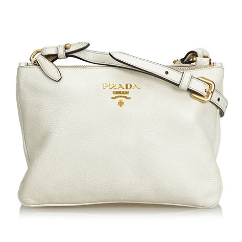 prada vitello phenix crossbody bag white|Prada Vitello Phenix Crossbody Bag .